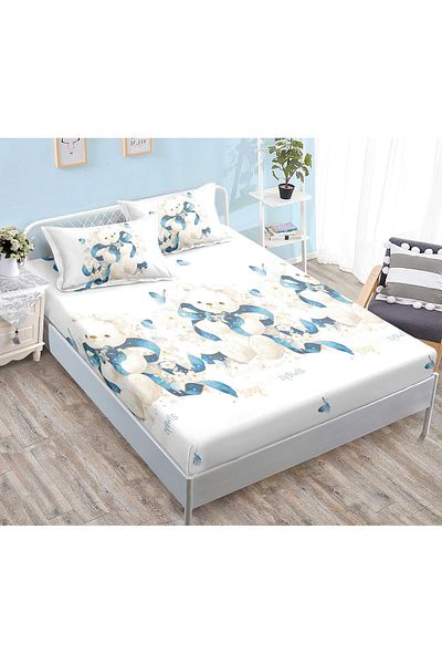 CHIRASO CHIRASO Set Bed Cover, Fine Cotton, 180x200 cm and 2 Pillowcases 80x52 cm