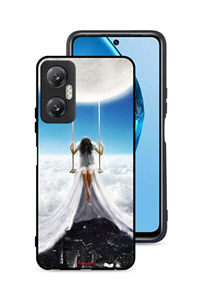 Tolwak غطاء حماية لهاتف Infinix Hot 20 5G برسومات مدينة الغيوم والقمر