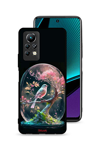Tolwak غطاء حماية لهاتف إنفينيكس نوت 11 برو بتصميم طائر في جرة