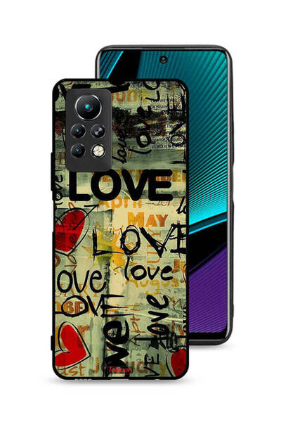 Tolwak غطاء حماية لهاتف Infinix Note 11 Pro مع علامات الحب