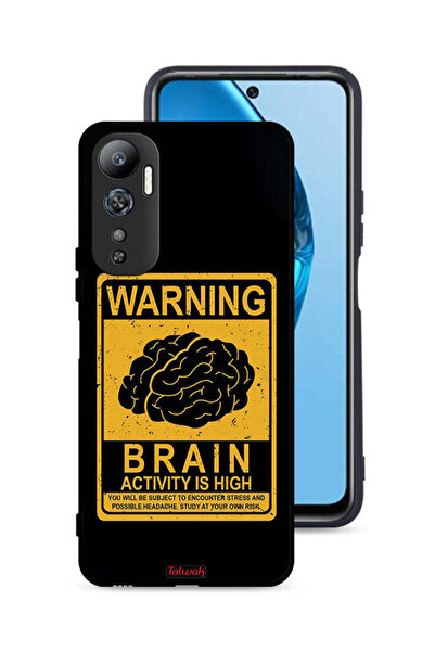 Tolwak غطاء حماية لهاتف Infinix Hot 20 4G تحذير: نشاط الدماغ مرتفع
