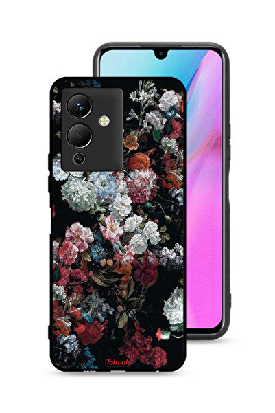 Tolwak غطاء حماية لهاتف Infinix Note 12 5G بنقشة ورود عتيقة