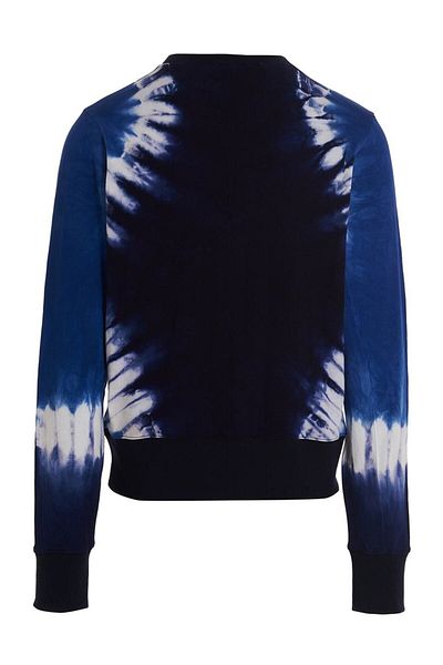 Wales Bonner Wales Bonner Logo Embroidery Tie Dye Sweatshirt