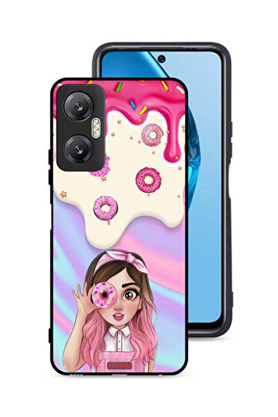 Tolwak غطاء حماية لهاتف Infinix Hot 20 5G يحمل صورة دونات