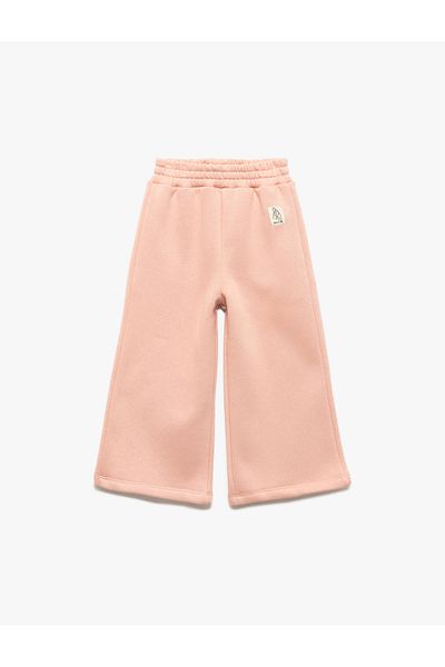 Koton Wide Leg Sweatpants with Elastic Waist