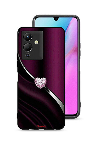 Tolwak غطاء حماية لجهاز Infinix Note 12 5G بتصميم قلب ماسي