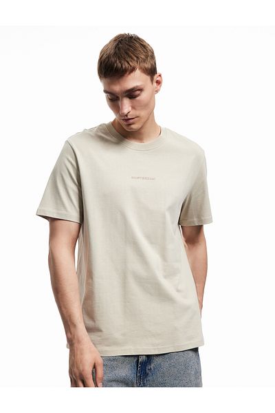 Koton Cotton Crew Neck Regular Fit Short Sleeve Printed T-Shirt