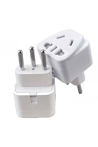 SpeedUF İsviçre Uyumlu 3 Pin Seyahat Adaptörü 🔌 Avrupa Tip J Priz Dönüştürücü