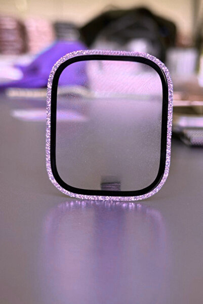 PSGT Apple Watch Ultra 49mm Uyumlu Taşlı Nano Cam Ekran Koruyucu Elmaslı