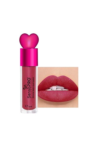 SensoPRO Milano Ruj lichid mat Stardust Velvet cu sclipici - SensoPRO Milano, Stellar Mauve