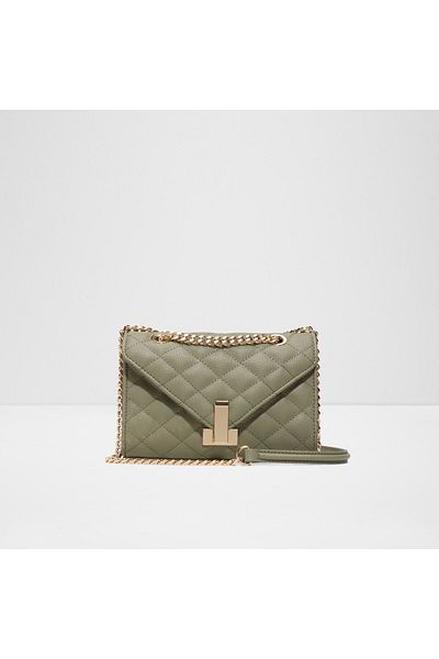 Aldo Khaki L City Handbags for Female