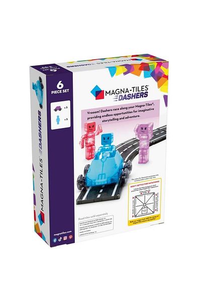 Magna Tiles Magna-Tiles - Dashers 6-Piece Set - Speedy Drivers 6 Pieces