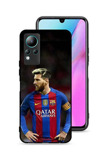 Tolwak غطاء حماية لهاتف إنفينيكس نوت 11 ميسي برشلونة