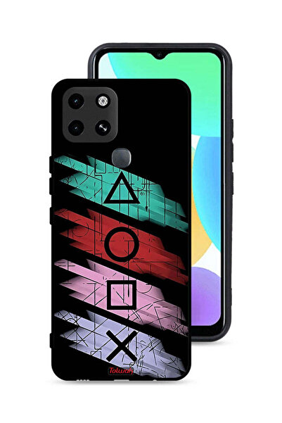 Tolwak غطاء حماية لهاتف Infinix Smart 6 برسومات أيقونات لعبة الحبار