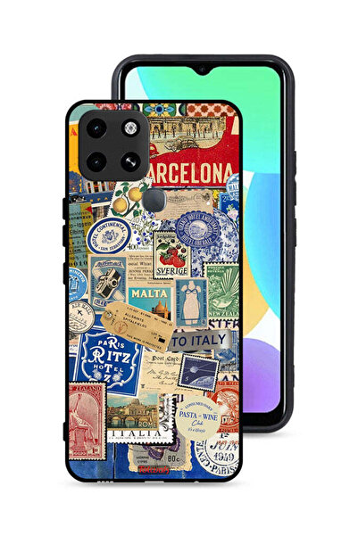 Tolwak ملصقات غطاء حماية لهاتف إنفينيكس سمارت 6 لمدن مختلفة