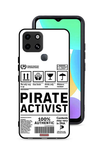 Tolwak غطاء حماية لهاتف Infinix Smart 6 - ملصق ناشط خاص