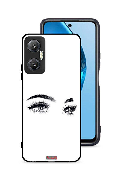 Tolwak غطاء حماية لهاتف Infinix Hot 20 5G برسومات عيون فنية