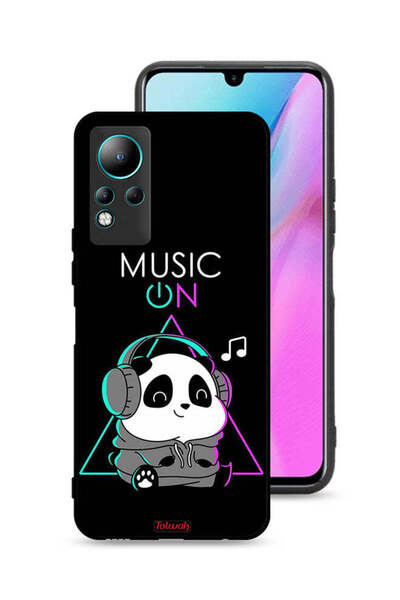 Tolwak غطاء حماية لهاتف Infinix Note 11 بطبعة موسيقى الباندا