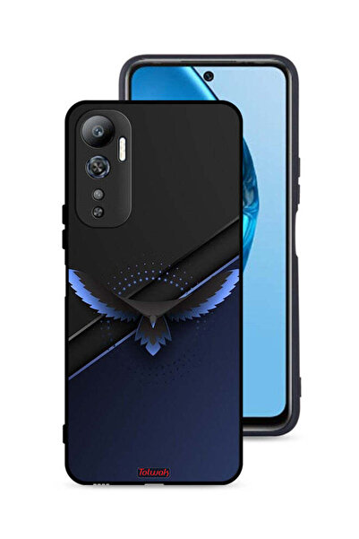 Tolwak غطاء حماية لهاتف Infinix Hot 20 4G بتصميم نسر فني تجريدي رقمي