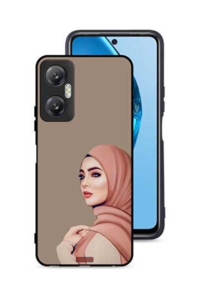 Tolwak غطاء حماية لهاتف Infinix Hot 20 5G بطبعة فتاة محجبة جميلة