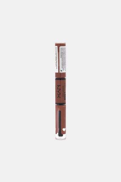 NYX Professional Makeup Long-Lasting Liquid Lipstick with Clear Lip Gloss, 6,8 ml