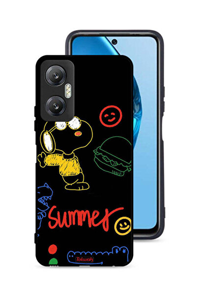 Tolwak غطاء حماية لهاتف Infinix Hot 20 5G بملصق صيفي