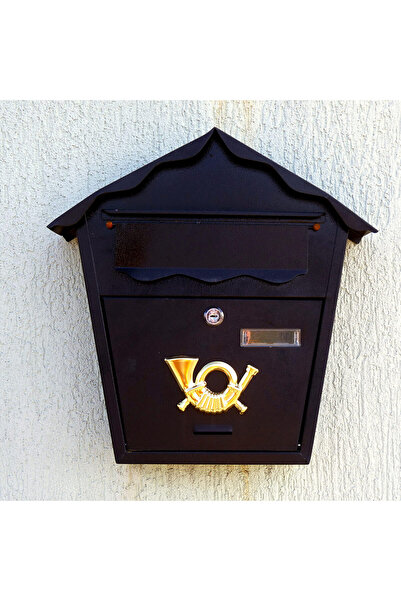 Strend Pro Mailbox, black, 37x10x37 cm, Romantic