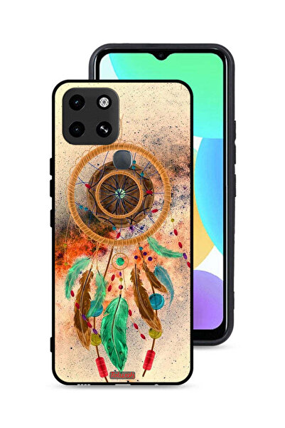 Tolwak غطاء حماية لهاتف إنفينيكس سمارت 6 بتصميم ماندالا ريش معلق