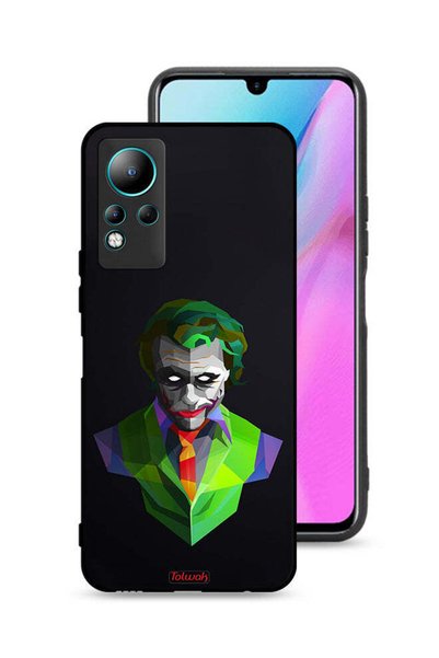 Tolwak غطاء حماية لهاتف Infinix Note 11 بتصميم فن تجريدي للجوكر