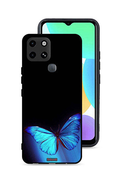 Tolwak غطاء حماية لهاتف إنفينيكس سمارت 6 برسومات الفراشات