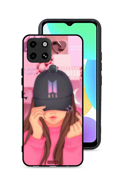 Tolwak غطاء حماية لهاتف إنفينيكس سمارت 6 بطبعة فتاة سناب