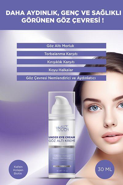 LAST TOUCH Under Eye Dark Circle, Puffiness, Wrinkle, Dark Circle and Brightening Eye Contour Cream 30 ml
