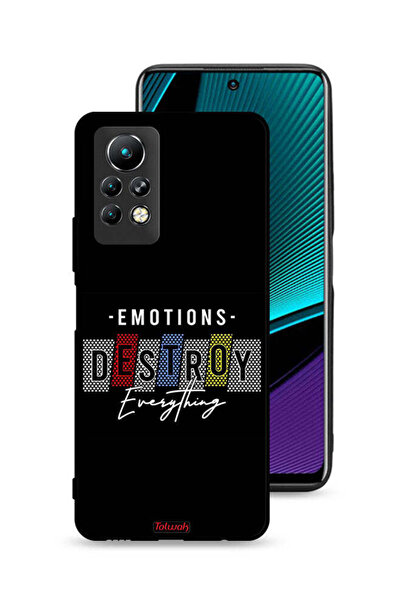 Tolwak غطاء حماية لهاتف Infinix Note 11 Pro - العواطف تدمر كل شيء