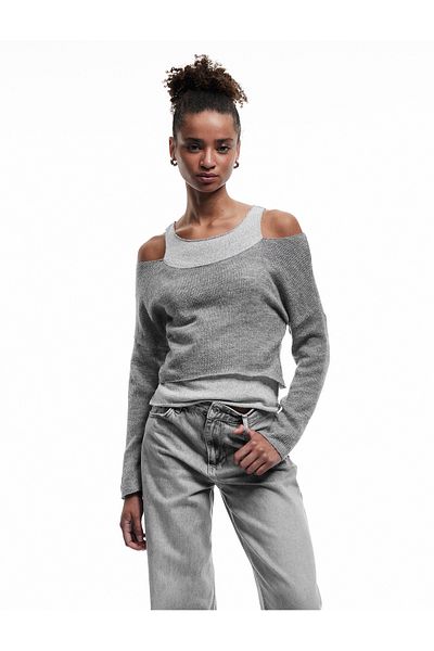 Koton Athlete Detailed Crew Neck Long Sleeve T-Shirt