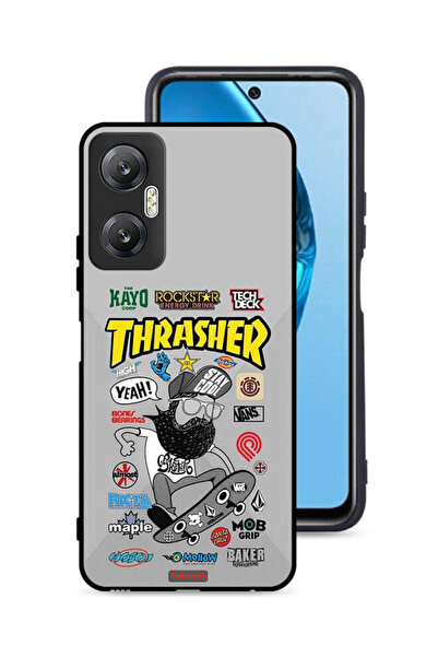Tolwak غطاء حماية لهاتف Infinix Hot 20 5G بملصق Thrasher