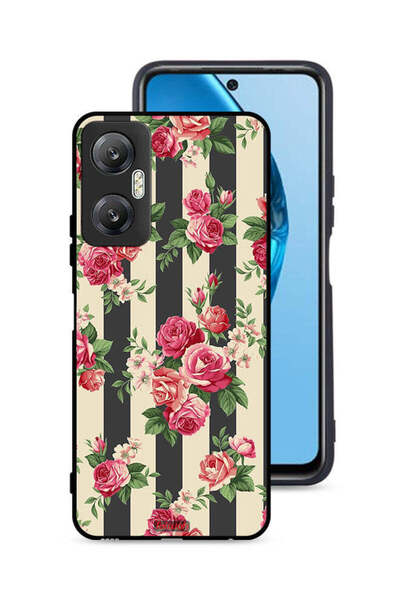Tolwak غطاء حماية لهاتف Infinix Hot 20 5G بنقشة ورود