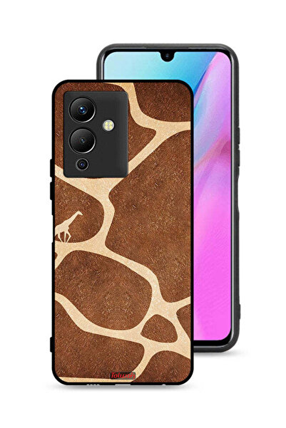 Tolwak غطاء حماية لهاتف Infinix Note 12 Pro 5G بنقشة جلد الزرافة