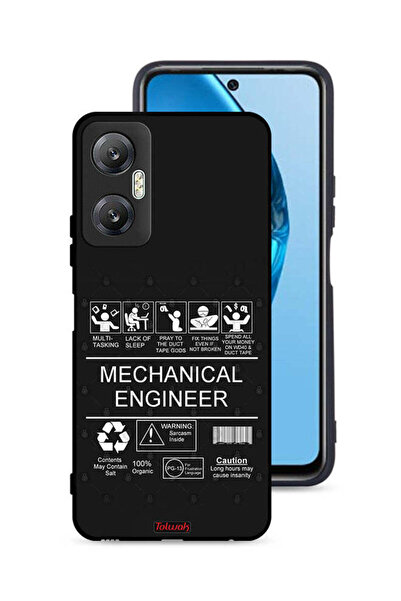 Tolwak غطاء حماية لهاتف Infinix Hot 20 5G، ملصق مهندس ميكانيكي
