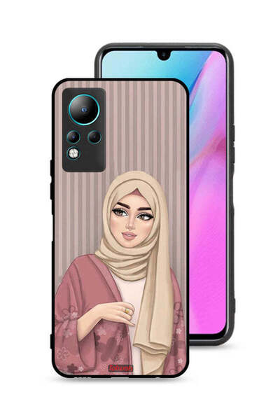 Tolwak غطاء حماية لهاتف إنفينيكس نوت 11 برسومات فتاة محجبة