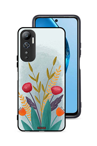 Tolwak غطاء حماية لهاتف Infinix Hot 20 4G برسومات نباتية