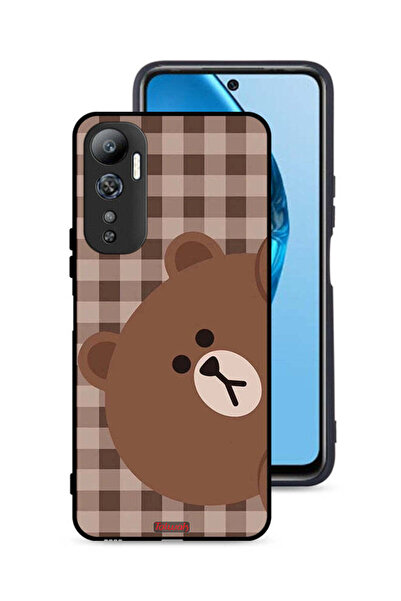 Tolwak غطاء حماية لهاتف Infinix Hot 20 4G بتصميم دب تيدي