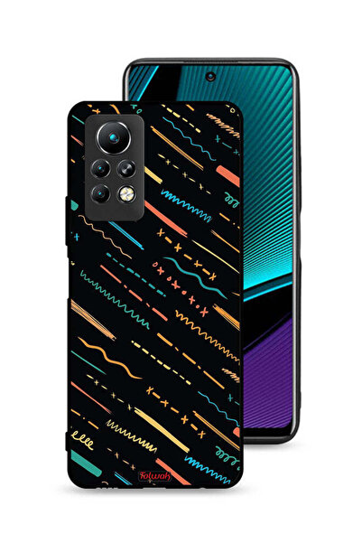 Tolwak غطاء حماية لهاتف Infinix Note 11 Pro بنمط خطوط تجريدية X
