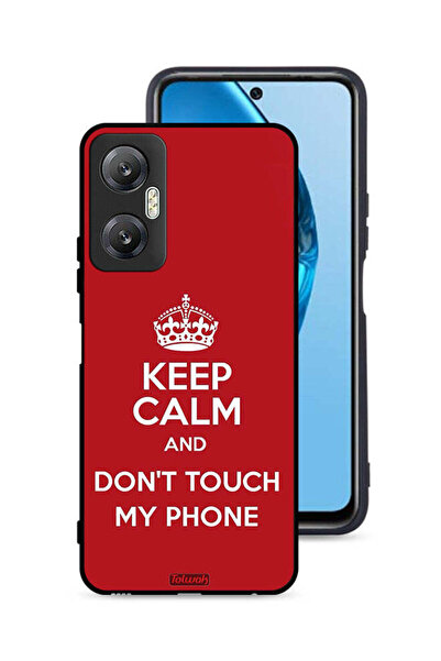 Tolwak غطاء حماية لهاتف Infinix Hot 20 5G حافظ على هدوئك ولا تلمس هاتفي