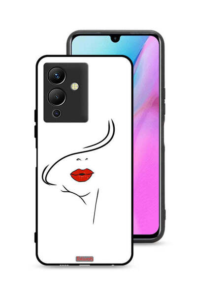 Tolwak غطاء حماية لهاتف Infinix Note 12 5G برسومات وجه فتاة