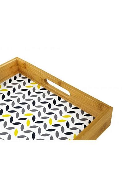 BASURRAH Small rectangular wooden serving tray