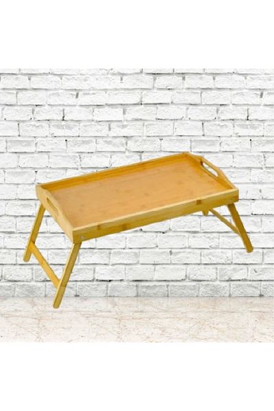 BASURRAH Wooden serving tray with foldable base