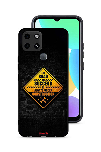 Tolwak غطاء حماية لهاتف Infinix Smart 6 الطريق إلى النجاح دائمًا قيد الإنشاء