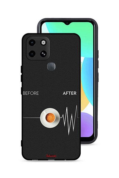 Tolwak Infinix Smart 6 Protective Case Cover Before After
