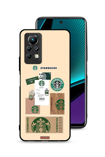 Tolwak غطاء حماية لجهاز Infinix Note 11 Pro - ملصق قهوة