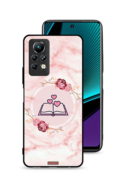 Tolwak غطاء حماية لهاتف Infinix Note 11 Pro بتصميم ثلاثة قلوب على كتاب